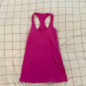 Lululemon sonic pink racerback tank top